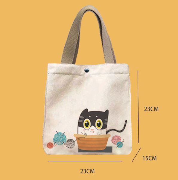 Lunch Bag Convenient Portable Canvas Bag